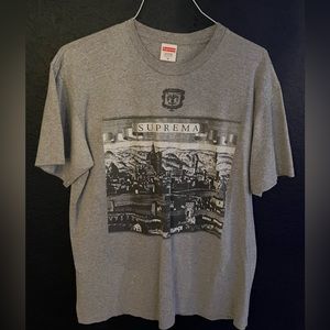 Grey Supreme Tee “Supremea” Adult Medium